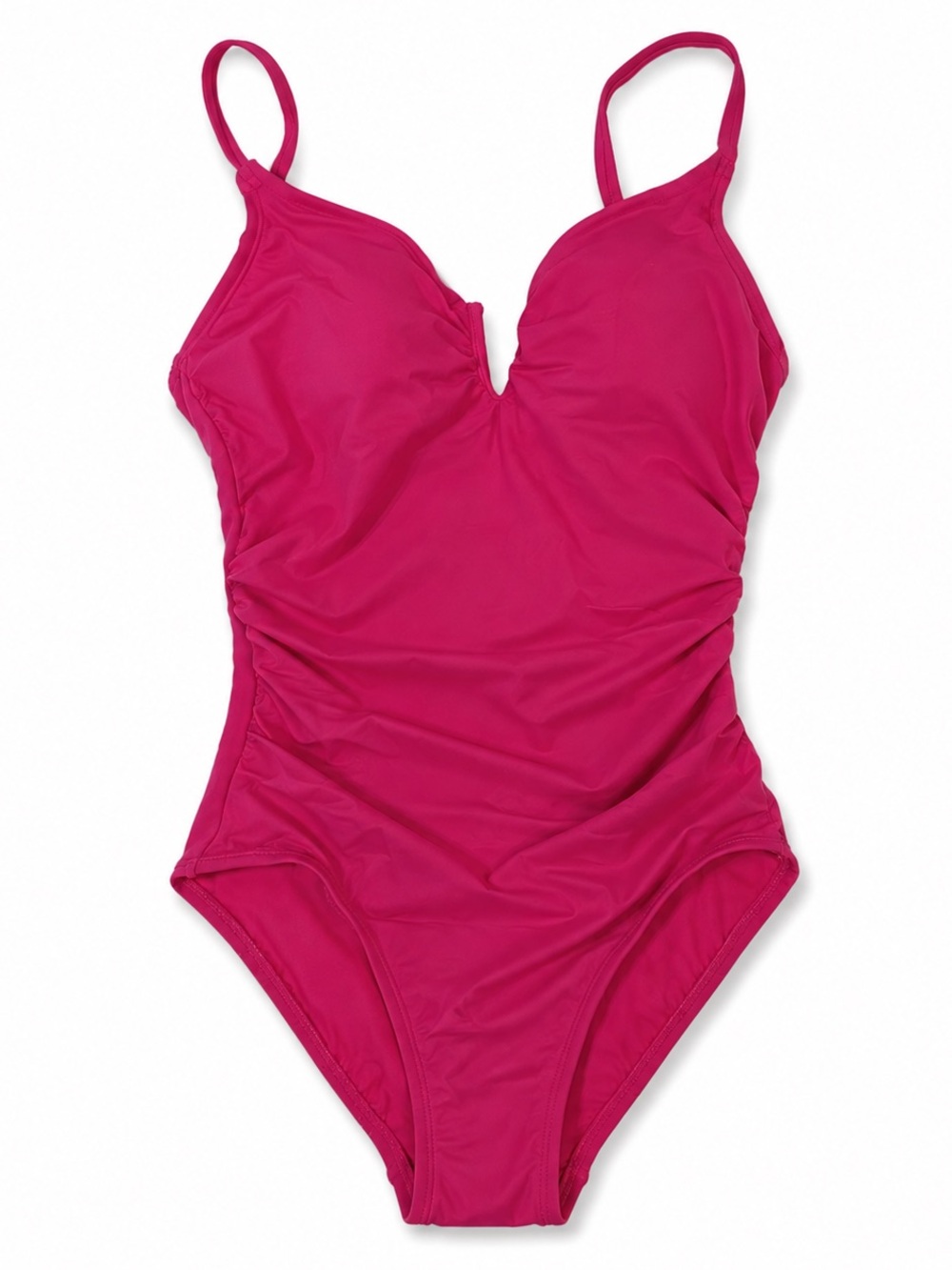 Time And Tru One Piece Swimsuit Women’s XS 0-2 Pink Full Coverage NWT